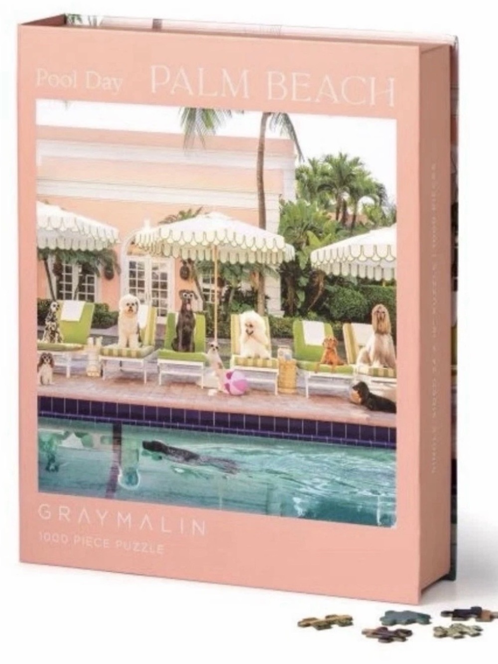 Galison Gray Malin Palm Beach 1000 Piece Jigsaw Puzzle Book Box New Sealed